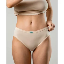 POMIRISHI BAMBOO UNDERWEAR Ženske duboke slip gaćice, Bež