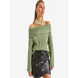 Bianco Lucci Pulover Pullover pastelno zelena