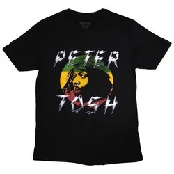 Peter Tosh Lightning Logo Black M Majica