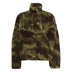 Mikina adidas Camo Polarfleece TT Olive Strata M