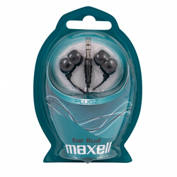 MAXELL plugz slušalke MXSPLB, črne