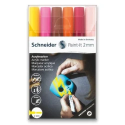 Akrilni marker Schneider Paint-It 310 set V3, 6 barv