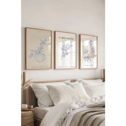 Ç-300586 - 5070 Višenamenski Set Dekorativnih Slika (3 Komada)