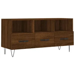 TV ormarić boja dimljenog hrasta 102x36x50 cm konstruirano drvo