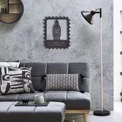 Wallity Zidna dekoracija London Stamp, Crna