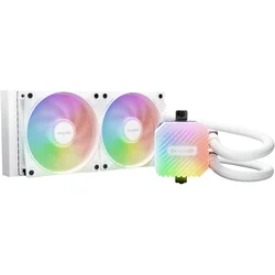 BE QUIET! Bodite tiho! Vodni hladilnik Light Loop CPU ARGB 240mm / 2x120mm / Intel in AMD / bela