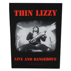 Našitek (velik) THIN LIZZY - LIVE AND DANGEROUS - RAZAMATAZ - BP1225