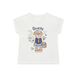 Guess Majica K6GI18 K6YW4 Bela Regular Fit