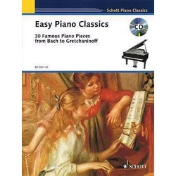 EASY PIANO CLASSICS FROM BACH TO GRETCHANINOFF +CD