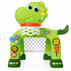 Aktiviti set Dinosaurus sa košarkom i fudbalom, muzički tasteri
