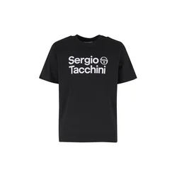 Sergio Tacchini Majica črna/bela