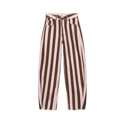 Pull&Bear Kavbojke rjava / rosé