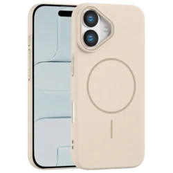 Rigid Silicone MagSafe maska za iPhone 16 Plus – bež
