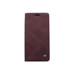 Maska za telefon LEATHER RETRO FLIP za Huawei P40, Bordo