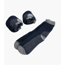 MERINO RAMS Vunene čarape 3/1 teget