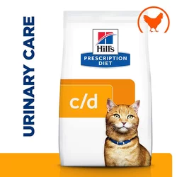 Hills Prescription Diet Suva hrana za mačke, c/d Multicare, Piletina, 400g