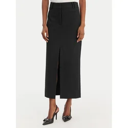 Patrizia Pepe Midi krilo 8G0515/A498-K103 Črna Regular Fit
