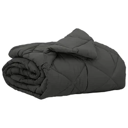 Vidaxl Poletna odeja Antracit 220 x 135 cm Mikrovlakna