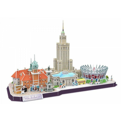 CUBICFUN 3D sestavljanka CityLine panorama: Varšava 159 kosov