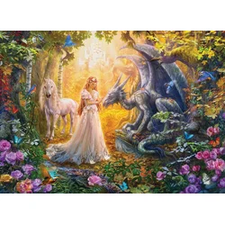 Eurographics - Puzzle Gorgeous: Princess` Garden XL - 500 kosov