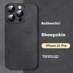 Shangsu Maska za mobilni telefon iPhone 16 Pro, Crna