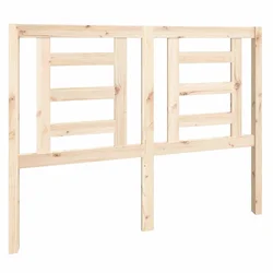 Vidaxl Posteljno vzglavje 126x4x100 cm trdna borovina