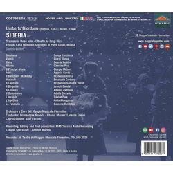 GIORDANO:SIBERIA/YONCHEVA/STURUA/PETEAN/NOSEDA 2CD