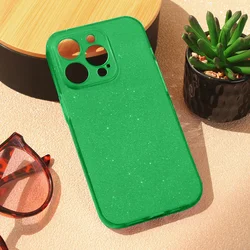 Maska za mobilni telefon iPhone 15 Pro SPARKLE DUST, Zelena