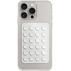 Silikonski držač za telefon Techsuit SB-PAD - Bijela KP38039