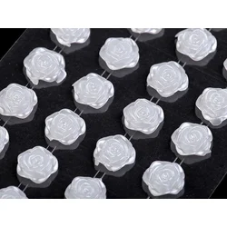 Samolepilne vrtnice na lepilnem traku O11 mm - Bela