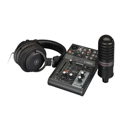 Yamaha AG03MK2 B LSPK Streaming komplet