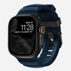 Narukvica za Apple watch Rocky Point black Atlantic blue 44/ 45/ 46/ 49 mm