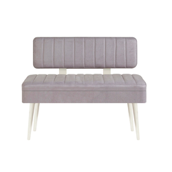 HANAH HOME Trpezarijska klupa Vina 0701 1 WhiteGrey