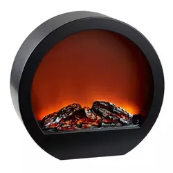 JYSK Ukr. kamin FREDRIK Š34xD36cm crna sa LED