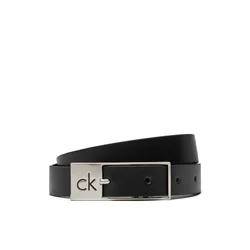 Pas Calvin Klein Ck Cut Square Buckle 2.0 K60K613155 Črna