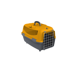 PETMAX Transporter sa metalnim vratima LUX 1 48x32x32cm narandžasti