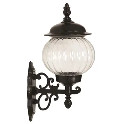 Lessentiel Maison Spoljna zidna lampa BAP-68187-M3, 48 cm, E27, 40W, IP65, Crna