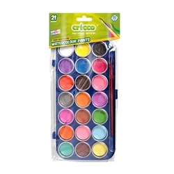 CRICCO Vodne barve, 21 barv + čopič