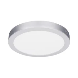Solight WD244-S - LED panel 2 u 1 24W/230V 3000/4000/6000K, prečnik 30 cm, IP54, srebrna