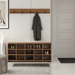 HANAH HOME Cipelarnik Talu Walnut