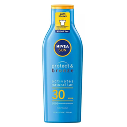 NIVEA SUN Protect & bronze Losion za zaštitu od sunca, SPF 30, 200 ml