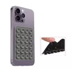 Octobuddy stiker za telefon dvostrani sivi
