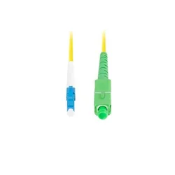 Optični patchcord Lanberg SM LC/UPC-SC/APC SIMPLEX 3.0mm LSZH G657A1 2m rumen