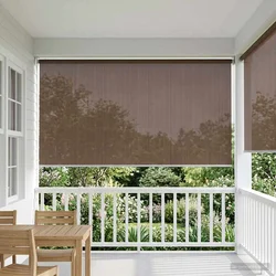 Vanjska roleta 90% blokada UV zraka Sivosmeđa 180 x 140 cm HDPE