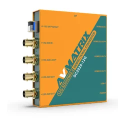 AVMatrix 12G-SDI/ HDMI 2.0 Bidirectional Converter With Transceiver SFP Module