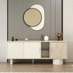 Hanah Home komoda Valento 20670, 208 cm, Moonstone / travertin