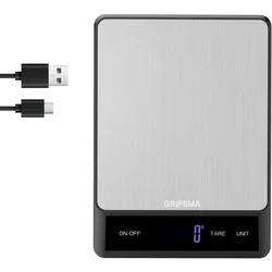 GRIFEMA GA2008-1 kuhinjska tehtnica, polnilna, 5kg