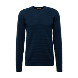 KnowledgeCotton Apparel Pulover Vagn, modra