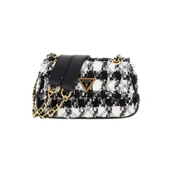 GUESS Torba za čez ramo Guess Sac Bandouliere Spark Micro Mini Black Multi črna