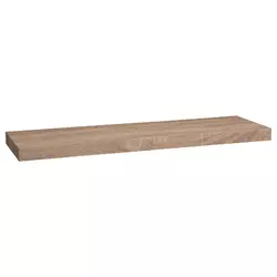 FIVE Zidna Polica 80X23,5X3,8 Cm Mdf/Drvo Natural